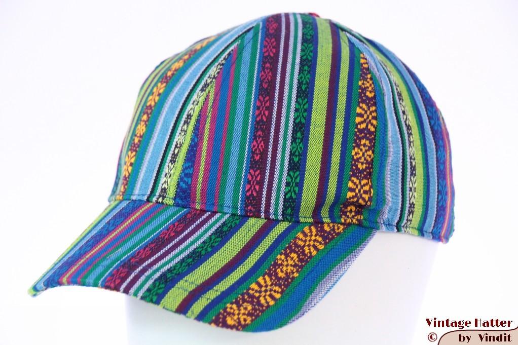 Baseball pet Hawkins in blauw groene Aztec stijl 55-61 nieuw, Hawkins, Nieuw, Pet, One size fits all