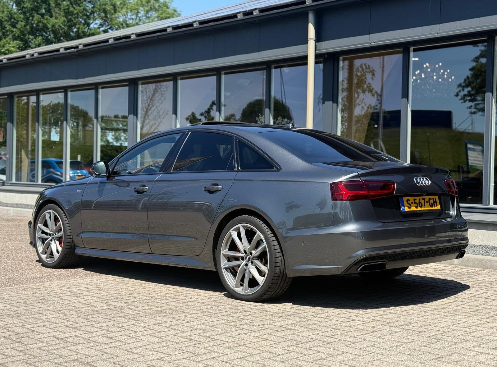 Audi A6 Limousine 3.0 TDI BiT quattro Competition HUD / B&O, Auto's, Audi, Automaat, Gebruikt, Automatische klimaatregeling, Leder