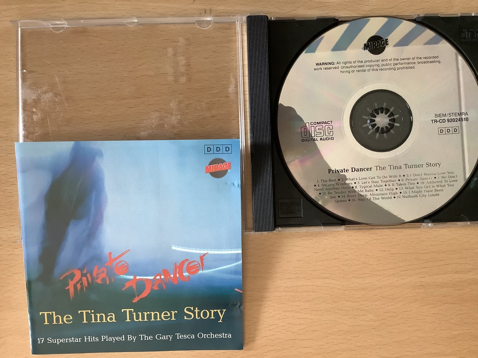 Private Dancer-The Tina Turner story DDD instrumentals., Ophalen of Verzenden, Zo goed als nieuw