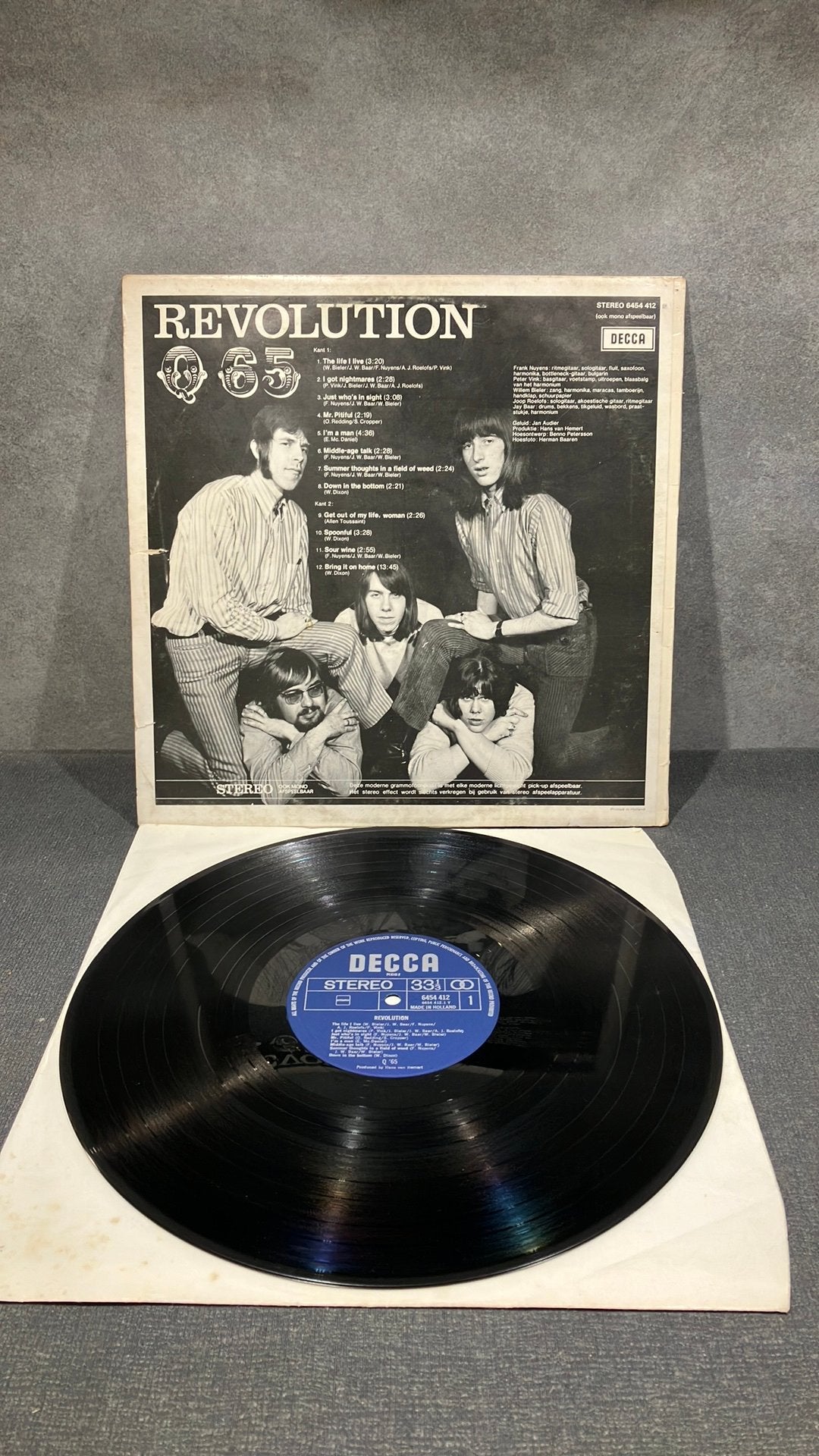 Q 65 —. Revolution, Gebruikt, Blues Rock, Ophalen of Verzenden, Beschermende buitenhoes