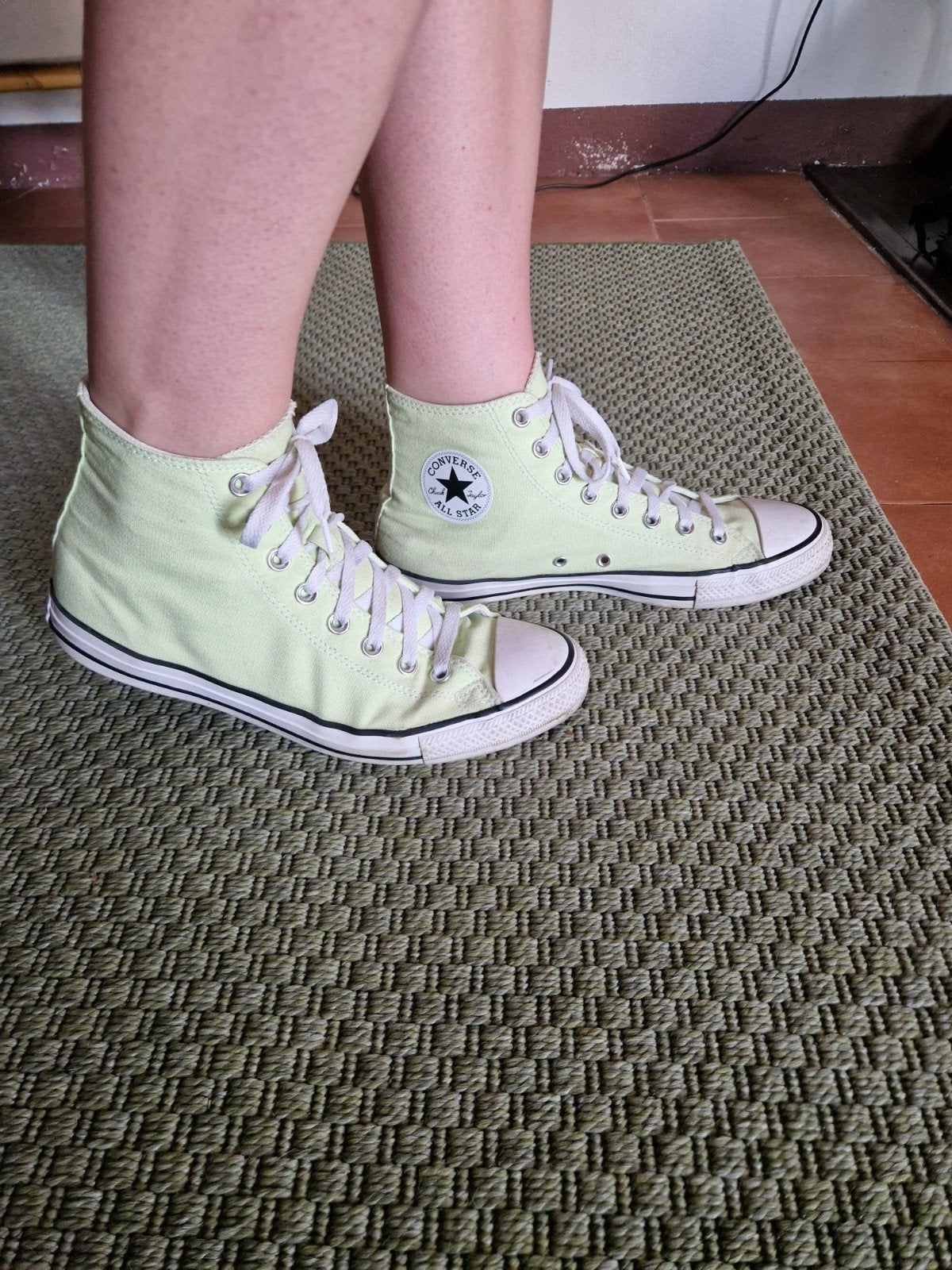 Converse All Star Chuck Taylor Groen - Maat 42,5, Converse, Ophalen of Verzenden, Sneakers of Gympen, Gedragen