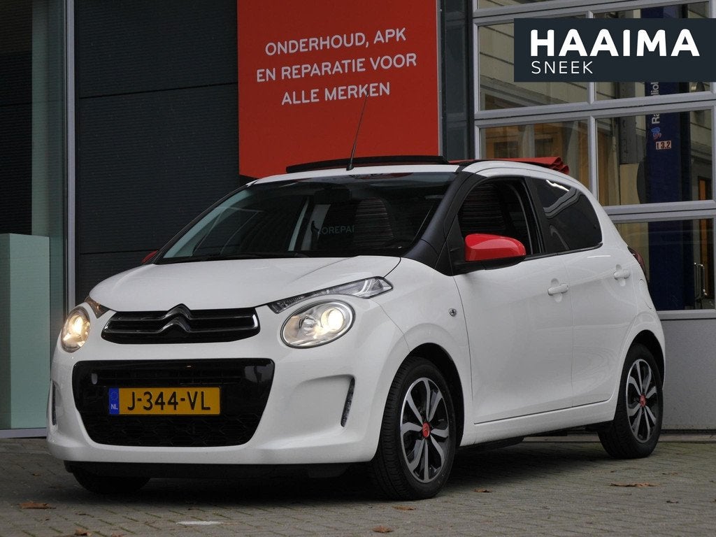 Citroen C1 1.0 VTi Airscape Shine | Cabrio dak | Achteruitri, Voorwielaandrijving, Stof, Gebruikt, Euro 6