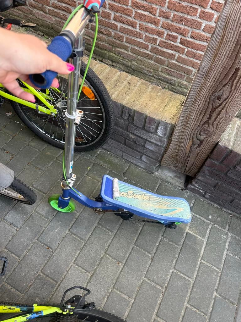 Space Scooter met gebruikerssporen, Fietsen en Brommers, Ophalen of Verzenden, Gebruikt, Gewone step