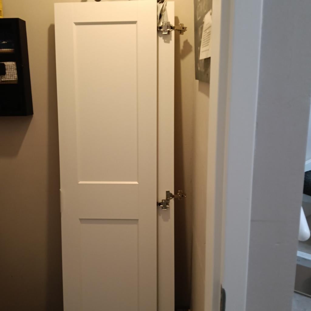 Pax kast wit in goede staat, Doe-het-zelf en Verbouw, Deuren en Horren, Ophalen, Gebruikt, Overige typen, 200 tot 215 cm
