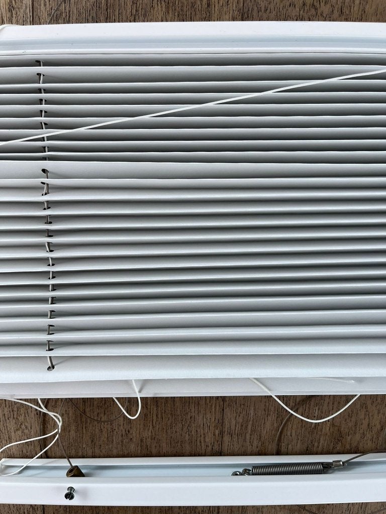 2 stuks Soluna:plisségordijn lichtkoepel 68,5x69,5 wit Nieuw, Kunststof, Minder dan 80 cm, Overige typen, Minder dan 200 cm