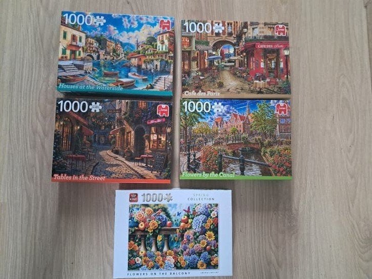 legpuzzels  diverse  ., Ophalen of Verzenden, 500 t/m 1500 stukjes, Zo goed als nieuw