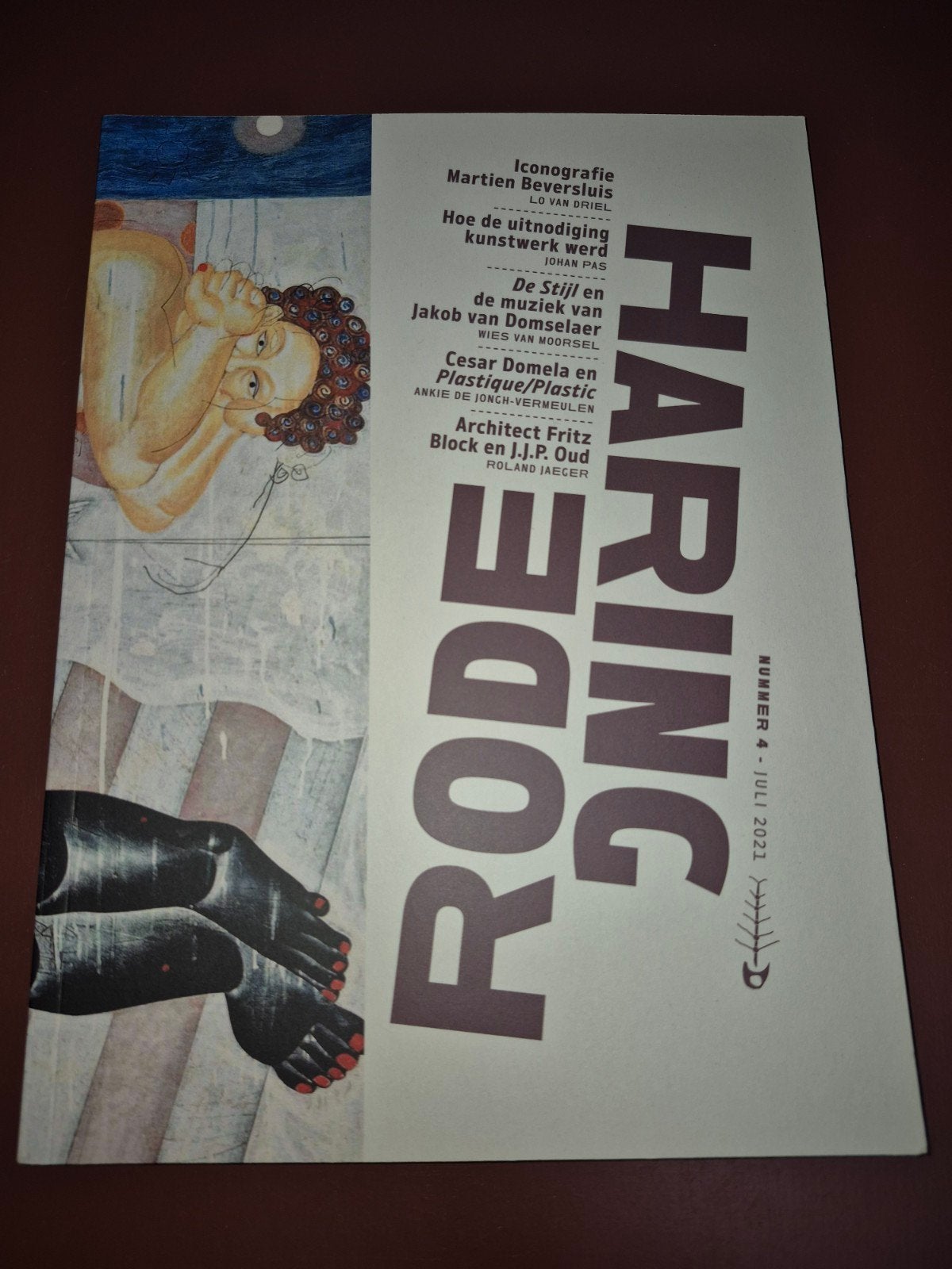 Rode Haring Kunsttijdschrift Nummer 4 - Juli 2021, Ophalen of Verzenden, Zo goed als nieuw, Overige typen
