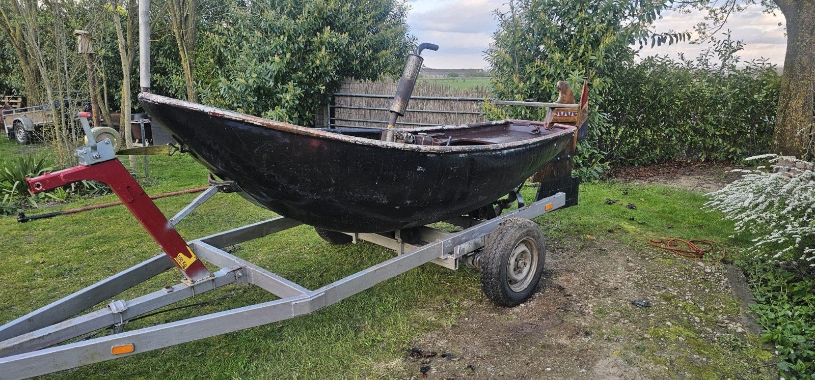 Onderdelen boot 1 cill, Ophalen