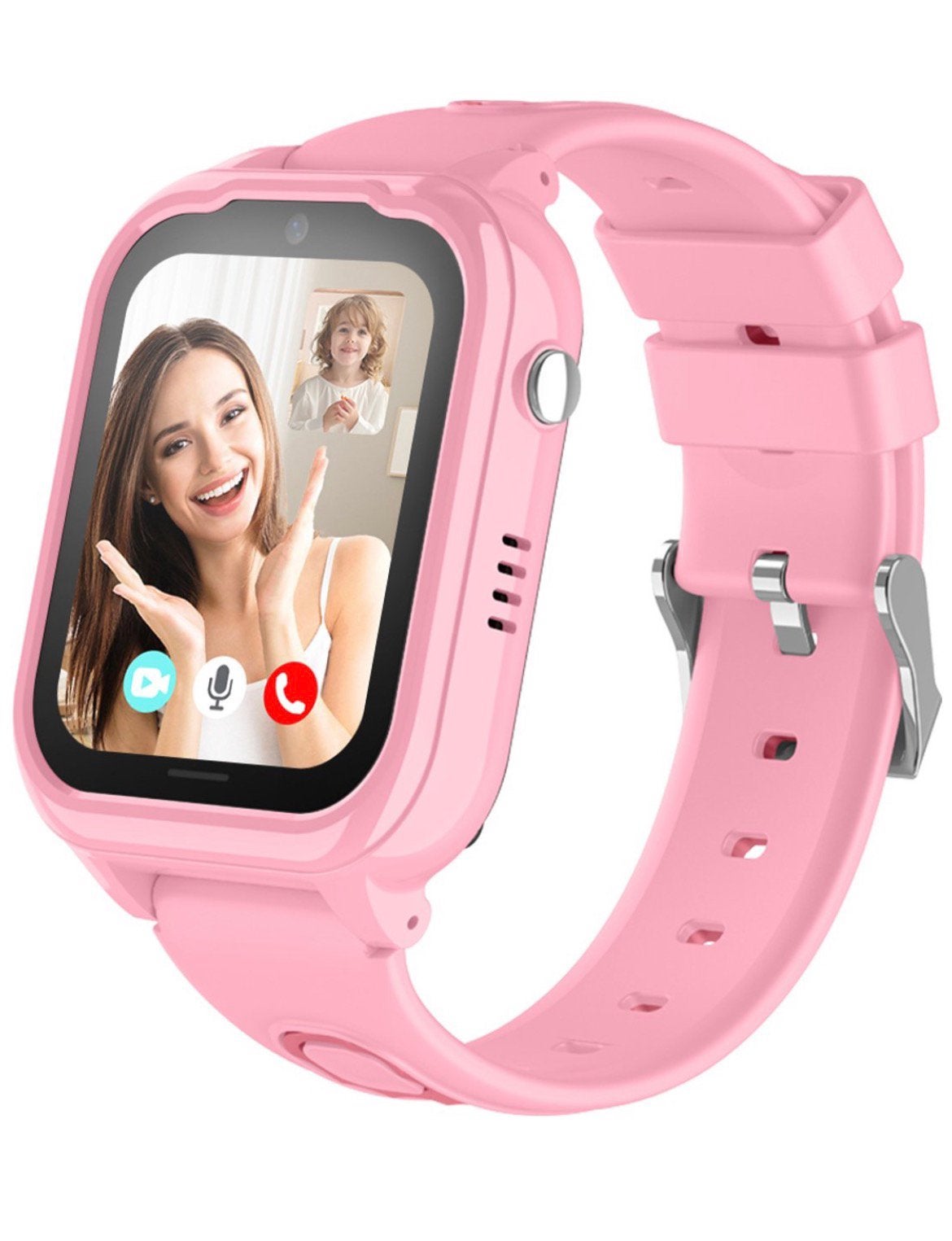 Protectly GPS horloge, Sieraden, Tassen en Uiterlijk, Horloges | Kinderen, Zo goed als nieuw, Meisje, Roze, Ophalen of Verzenden