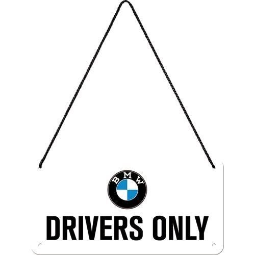 BMW Drivers Only relief reclamebord van metaal wandbord deco, Ophalen of Verzenden, Nieuw, Auto's