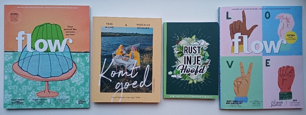 Komt goed Rust in je hoofd Flow 10-2025 Flow 1-2026, Spiritualiteit algemeen, Overige typen, Ophalen of Verzenden, Zo goed als nieuw