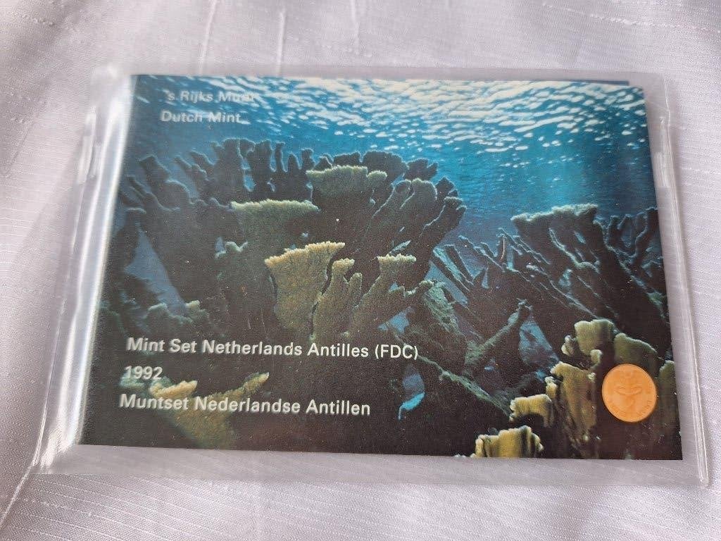 Mint set Netherlands Antilles 1992, Postzegels en Munten, Munten | Nederland, Ophalen of Verzenden, Koningin Beatrix, Overige waardes