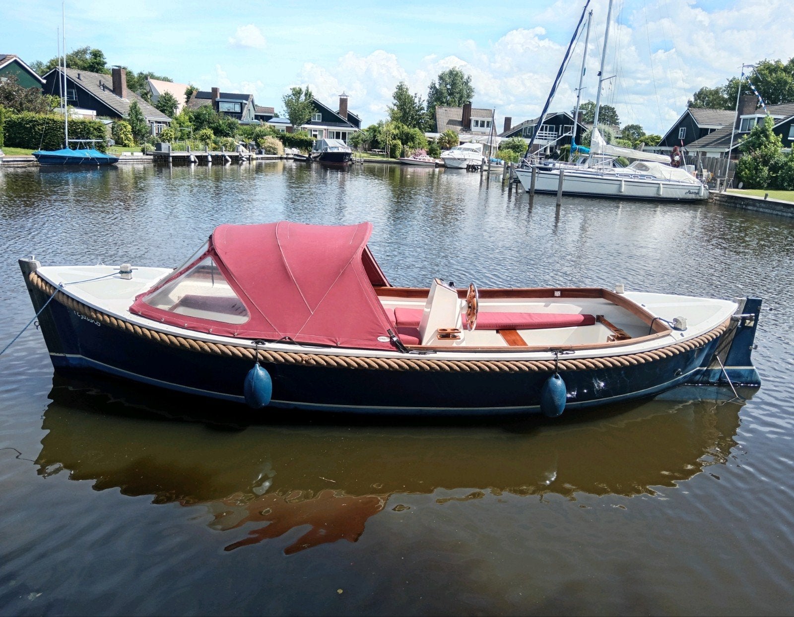 Zeer nette ONJ 725 Reddingsloep / Vetus diesel, Watersport en Boten, Ophalen, Antaris, Diesel, Reddingssloep