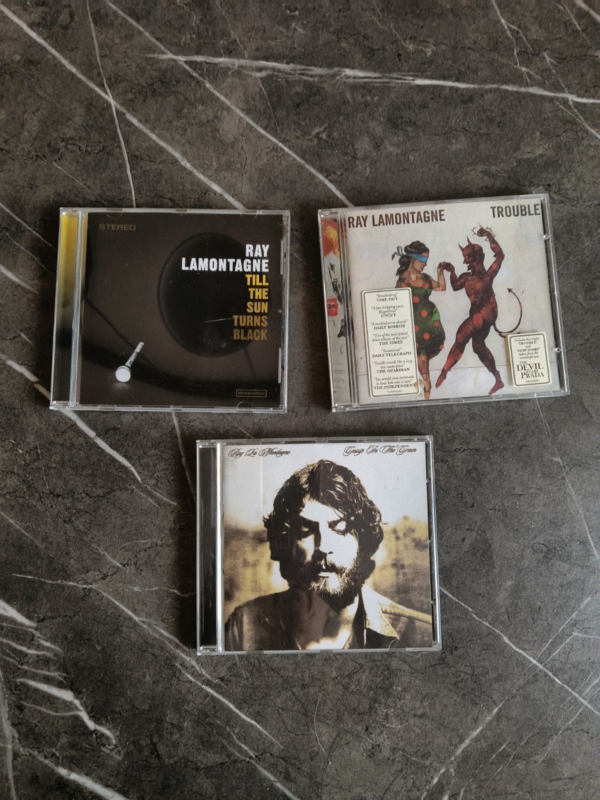 Ray LaMontagne CD's: Trouble, Till The Sun ..., Gossi, Ophalen of Verzenden, Zo goed als nieuw, Singer-songwriter, Inclusief doosje