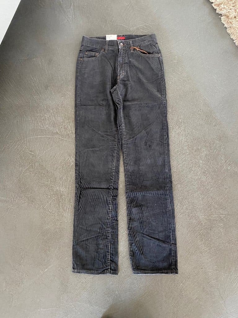 J45/11 Nieuw: Angels Dolly mt 36=S/L32 rib-broek d-grijs, Kleding | Dames, Nieuw, Ophalen of Verzenden, Angels, Maat 36 (S)