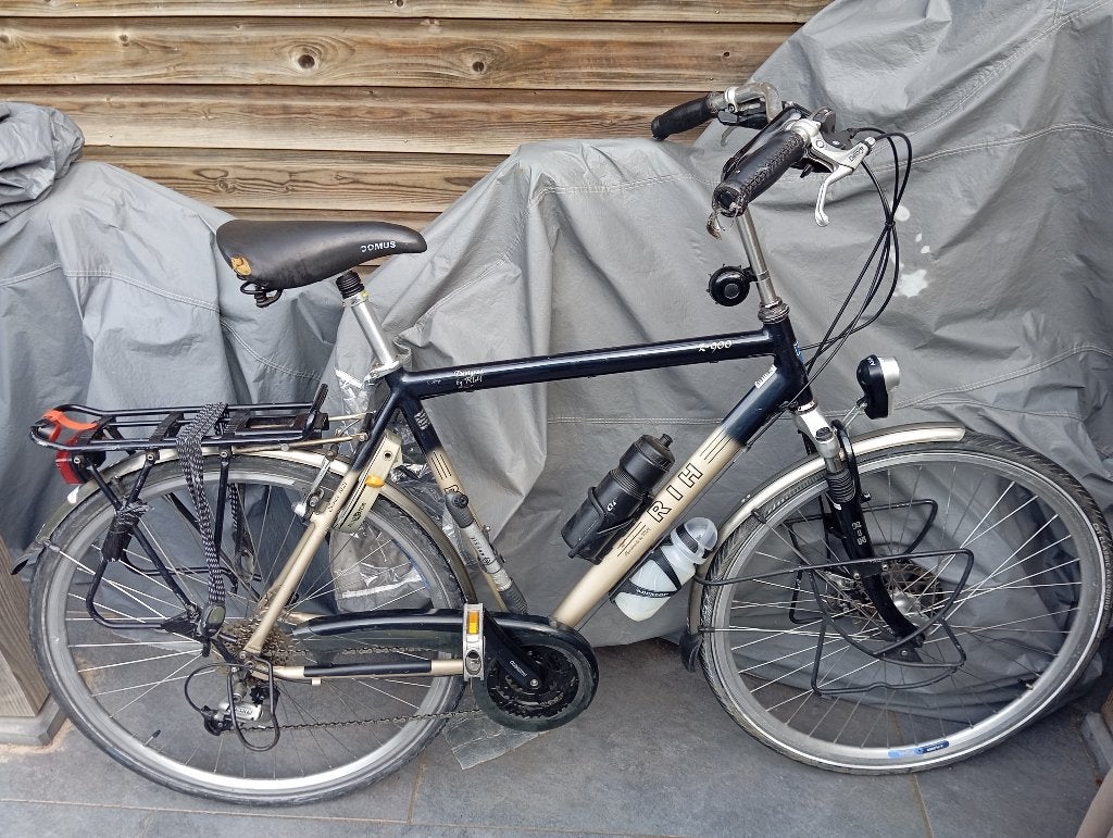 Rih fiets, Gebruikt, Vering, Schijfrem, 53 tot 57 cm