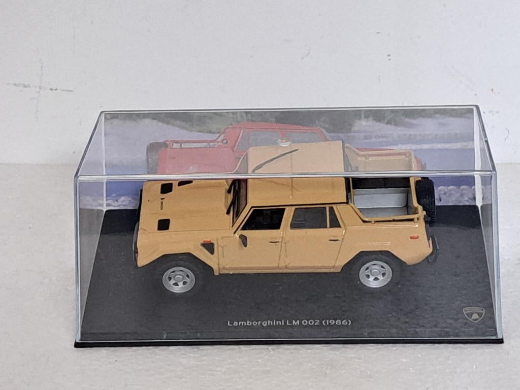 Lamborghini LM002 V12 Pick Up SUV 1986 1/43 Beige, Ophalen of Verzenden, Zo goed als nieuw, Auto, Overige merken
