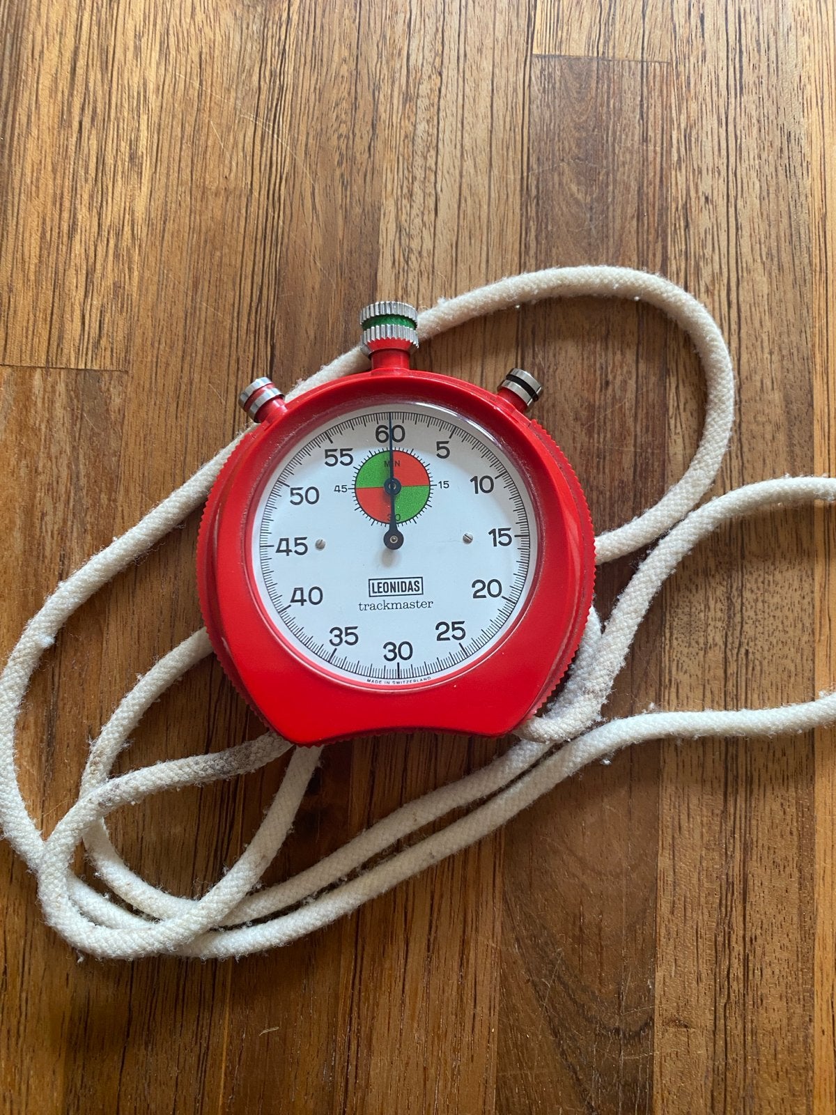 Vintage Leonidas (Heuer) Stopwatch. ( nieuwprijs €195,00), Ophalen of Verzenden