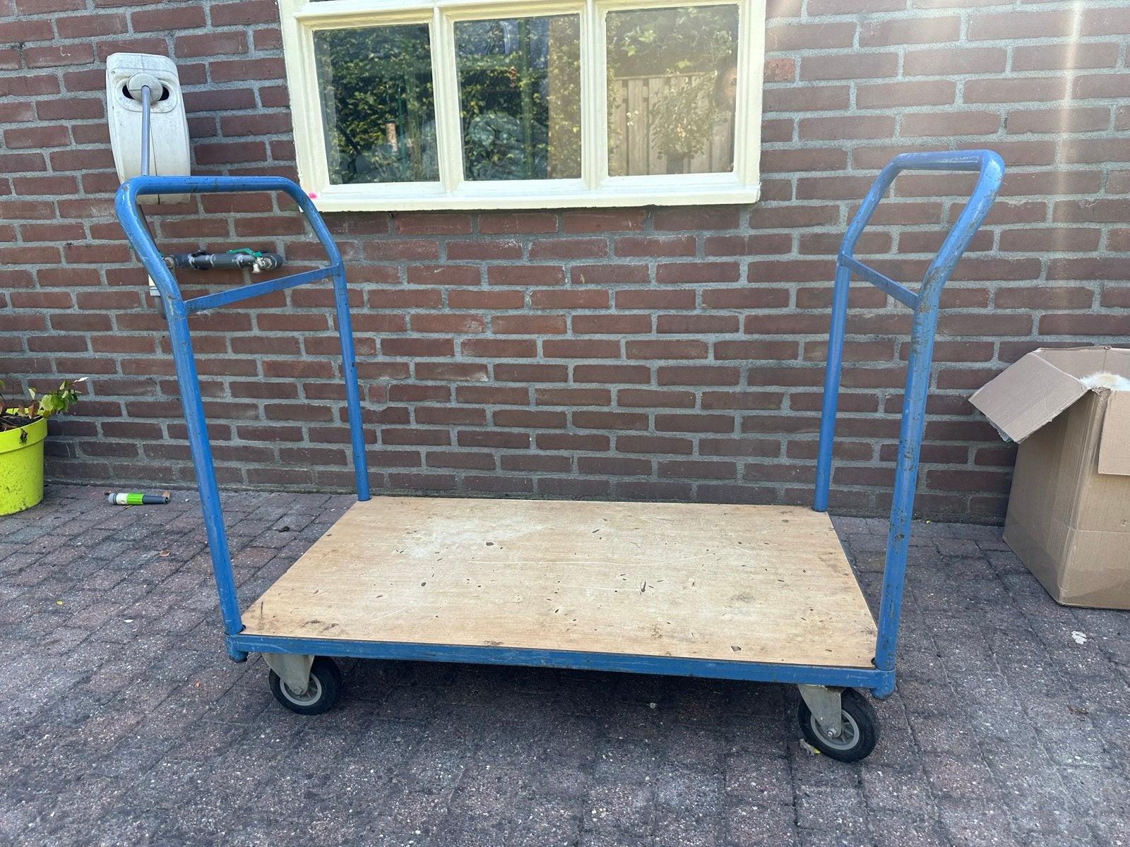 Fetra Magazijn kar transportkar platformwagen, 100 liter of meer, Ophalen, Gebruikt, Transportkar