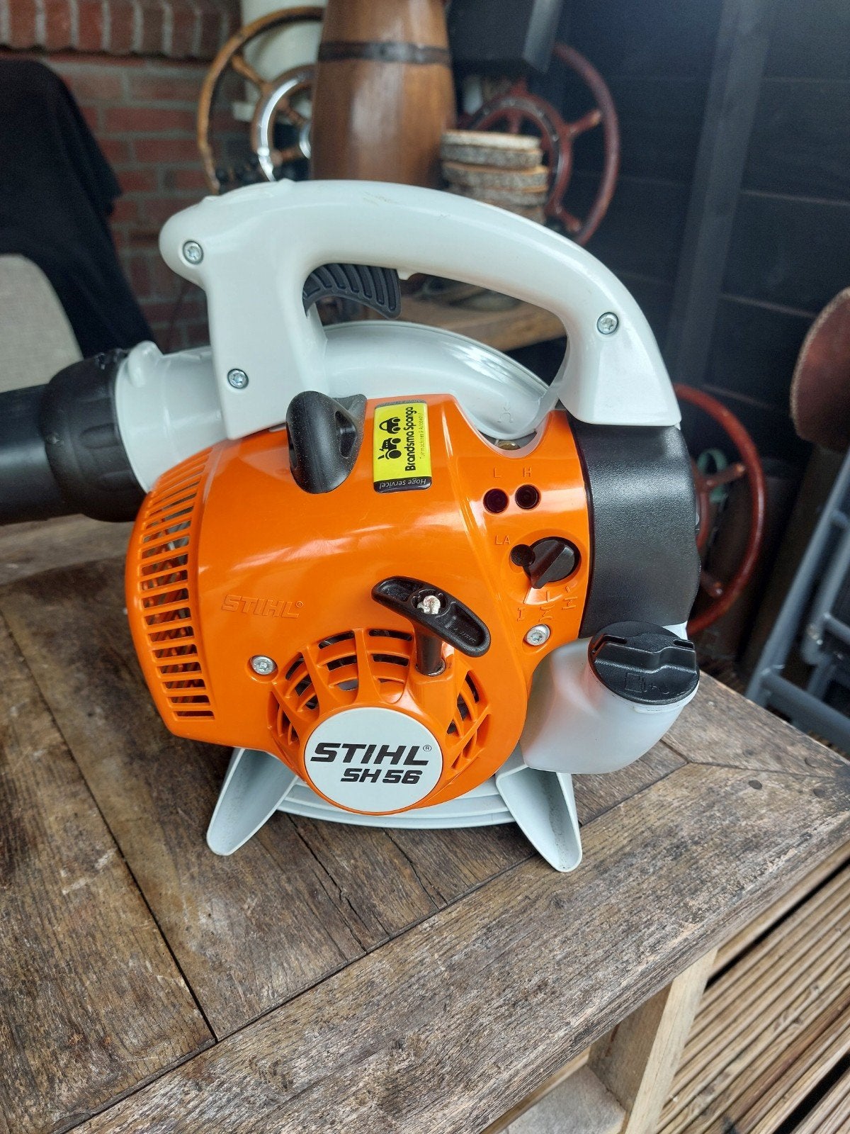 Stihl SH 56 bladblazer, Ophalen, Zo goed als nieuw, Benzine