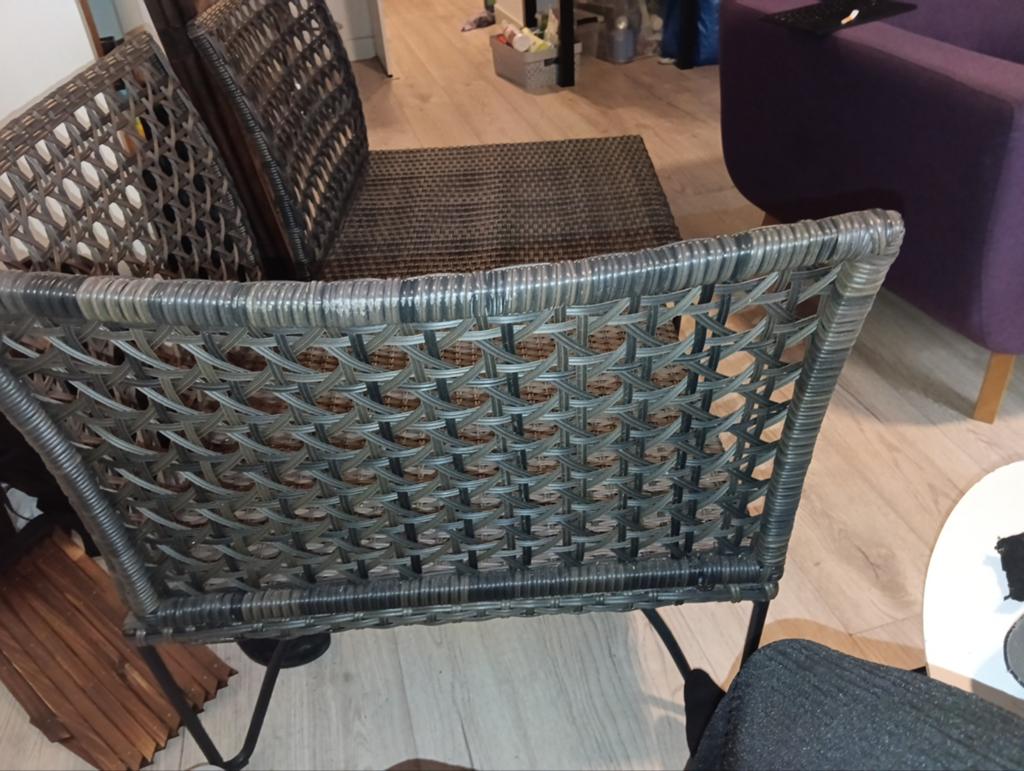 Tuin loungeset met kussens IKEA JUTHOLMEN, Gebruikt, Loungeset, Bank, Ophalen