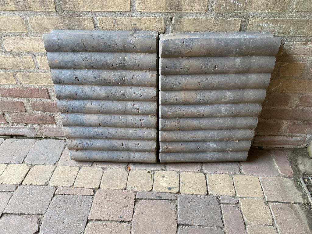 2 x pallisade, Tuin en Terras, Ophalen, Gebruikt, 25 tot 50 cm, Minder dan 25 cm