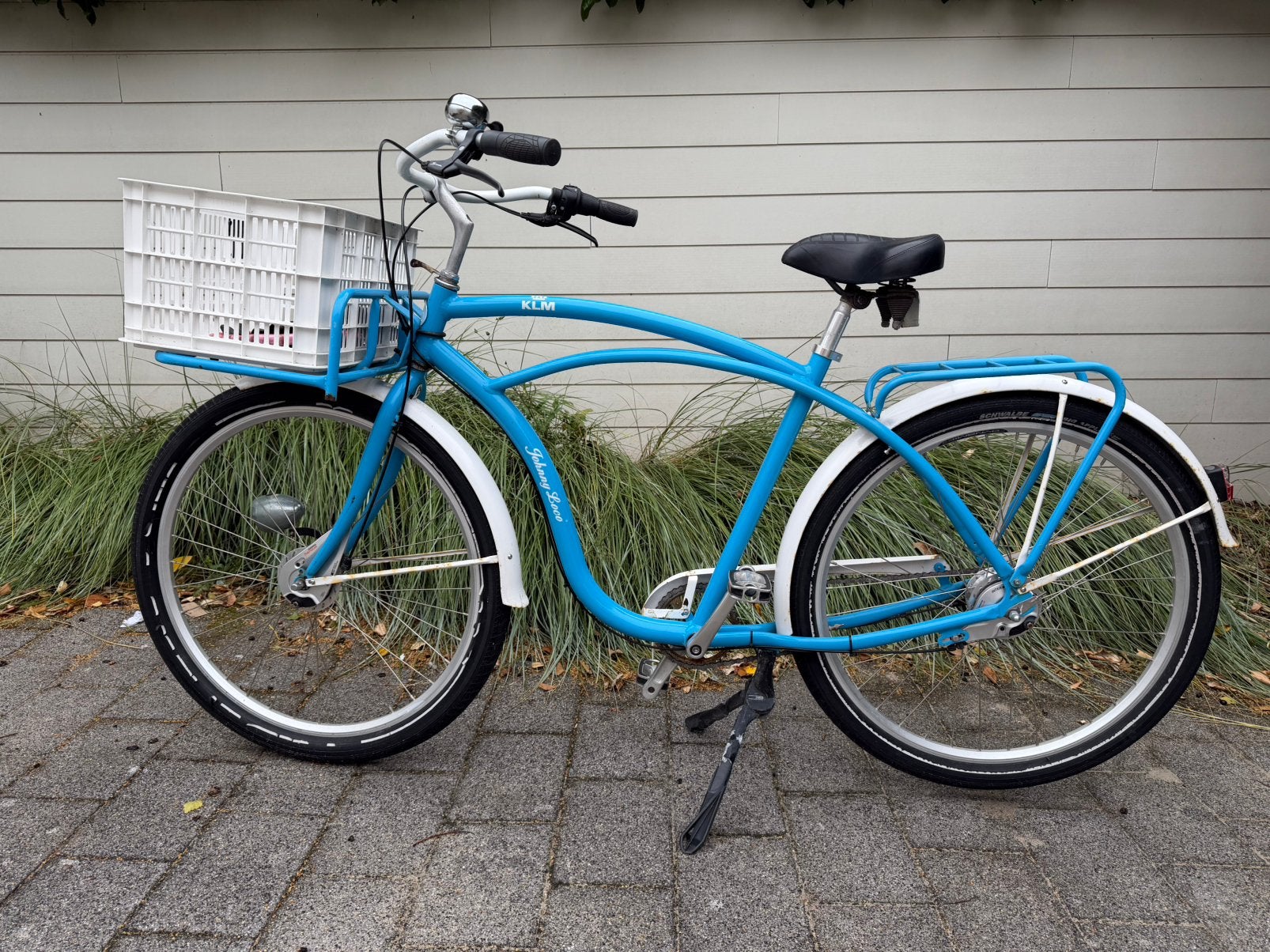 Johnny loco beach cruiser klm editie top conditie, Fietsen en Brommers, Fietsen | Cruisers en Lowriders, Ophalen, Terugtraprem