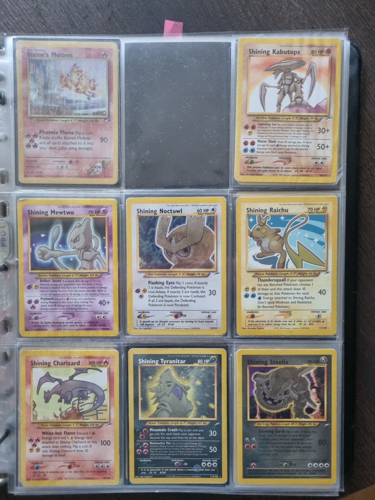 Complete Neo Destiny set pokemon kaarten, Ophalen, Zo goed als nieuw, Meerdere kaarten