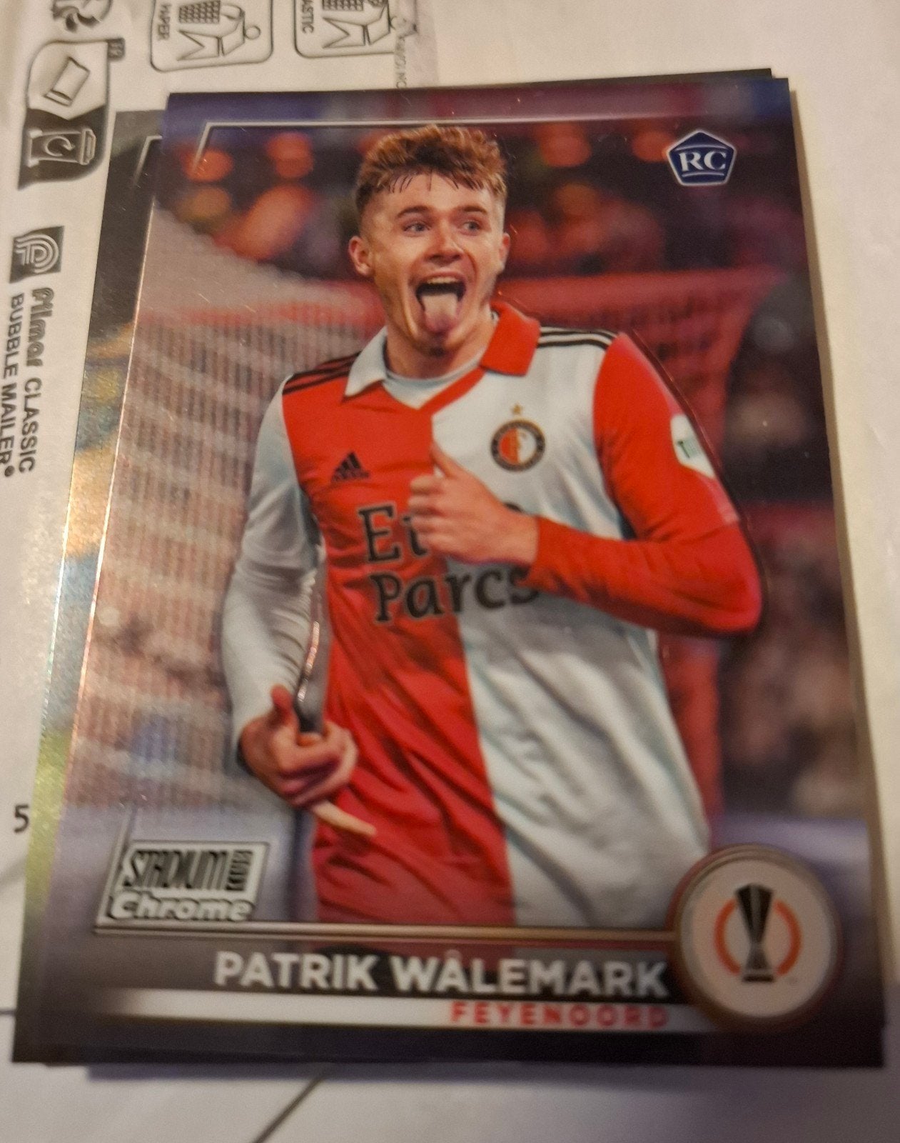 Kaartje Patrick Walemark, Ophalen of Verzenden, Nieuw, Feyenoord, Poster, Plaatje of Sticker