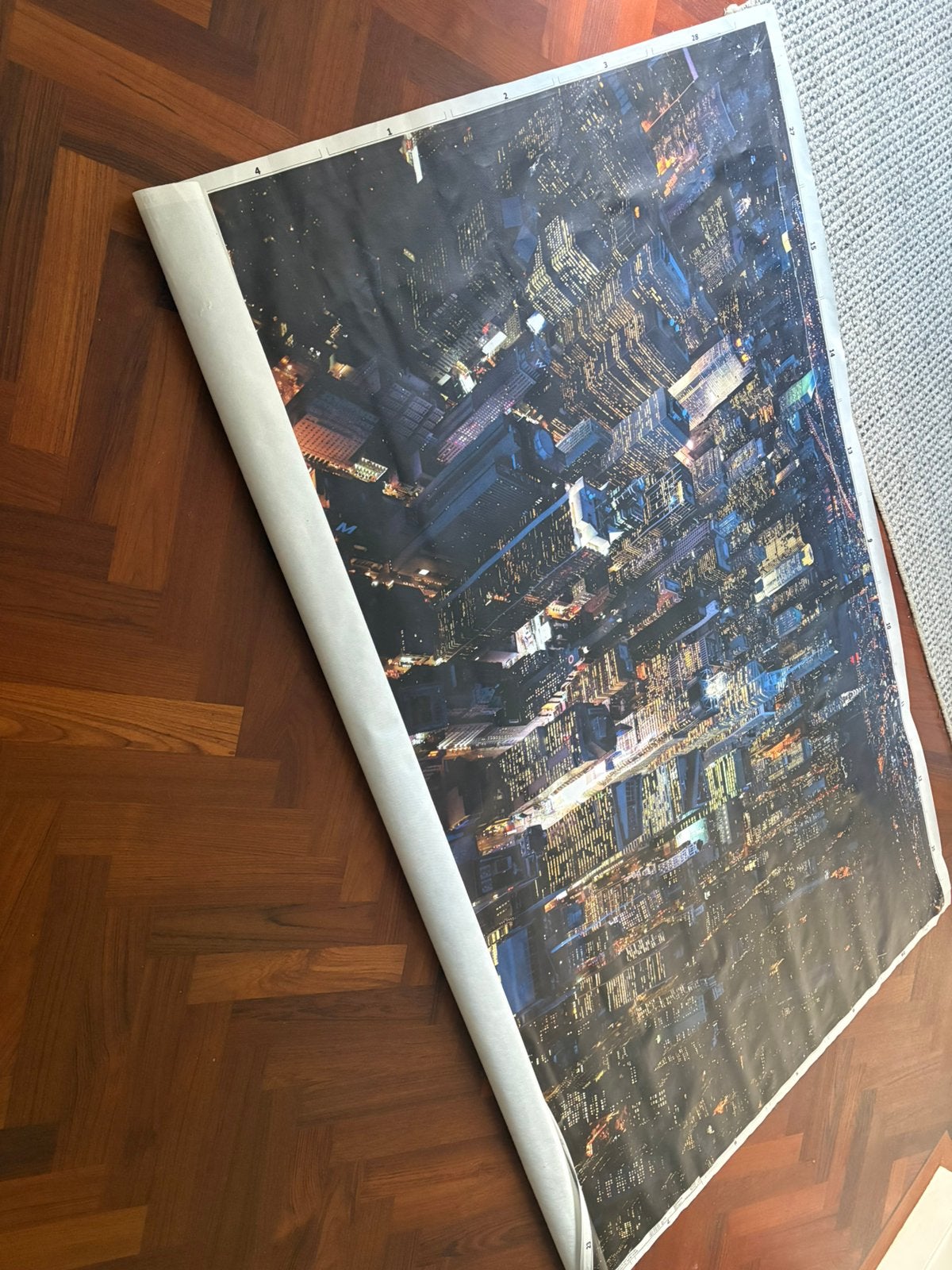 Canvas poster New York 140x200 cm, Ophalen, Zo goed als nieuw, Film en Tv
