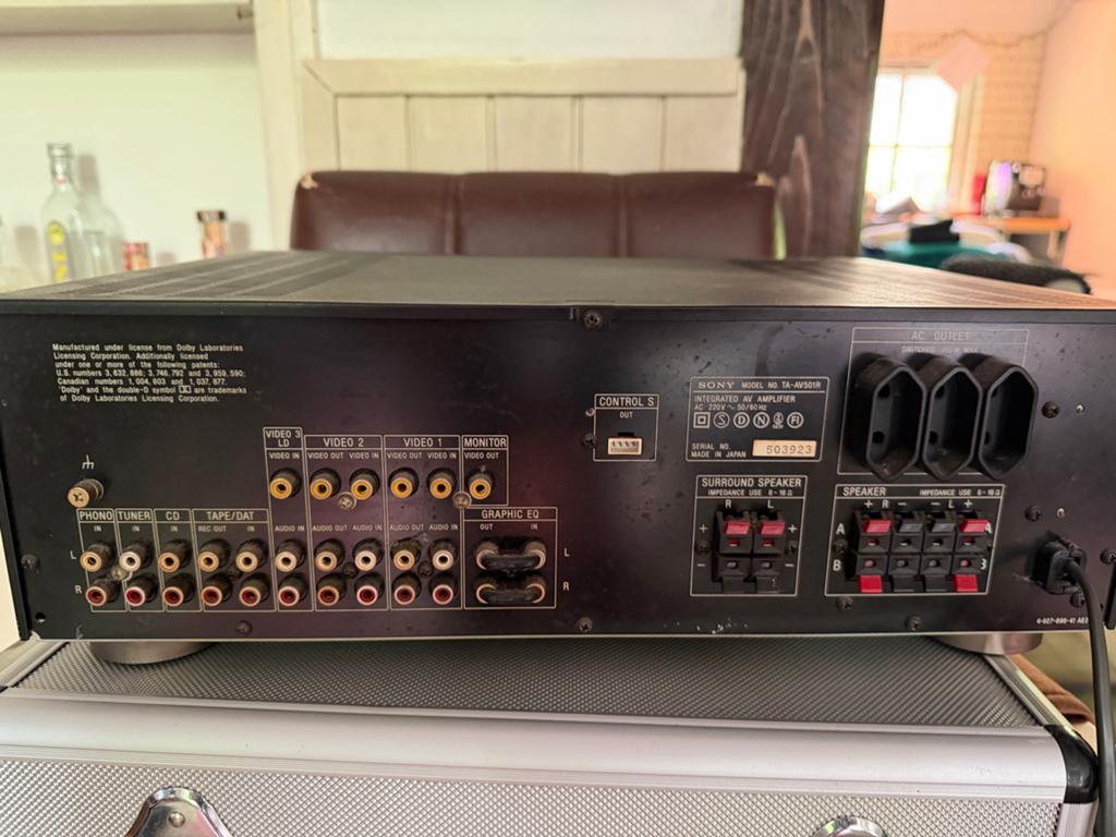 Sony Versterker TA-AV501R - Geïntegreerde AV-Versterker, Audio, Tv en Foto, Ophalen, Gebruikt, 60 tot 120 watt, Sony
