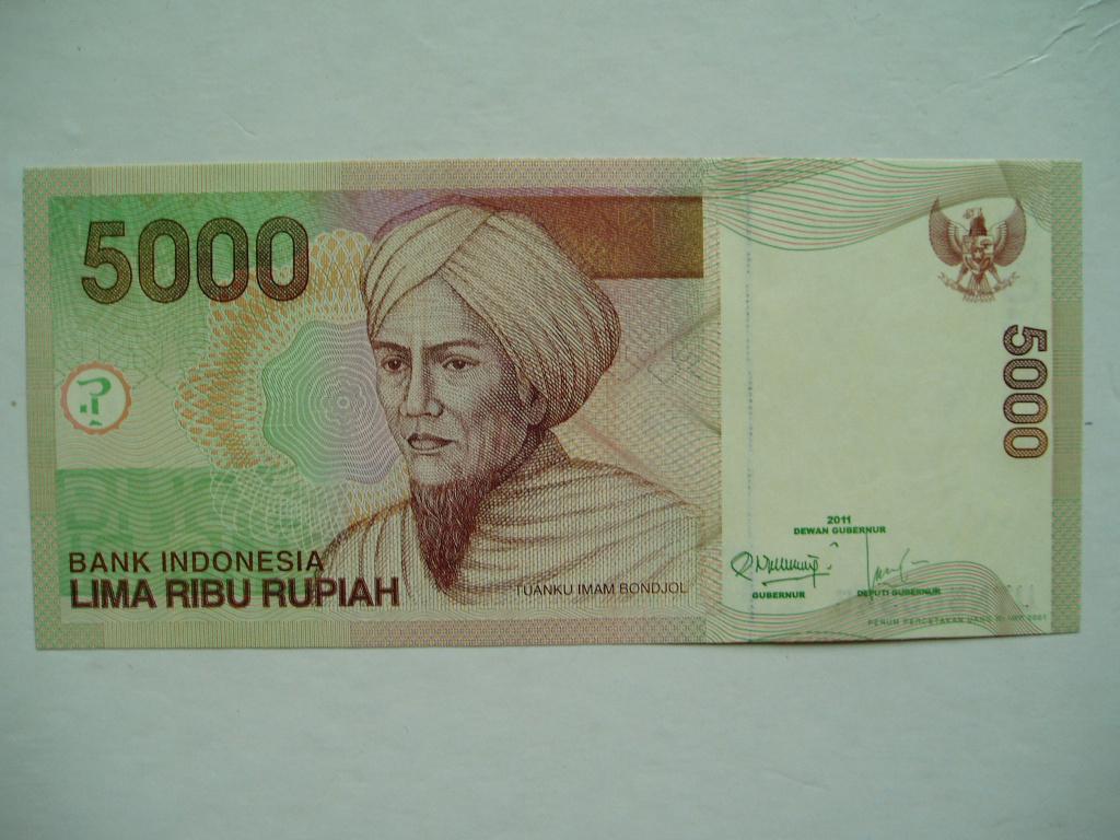 910. Indonesia, 5.000 rupiah 2011 UNC Tuanku Imam Bonjol., Verzenden, Zuidoost-Azië, Los biljet