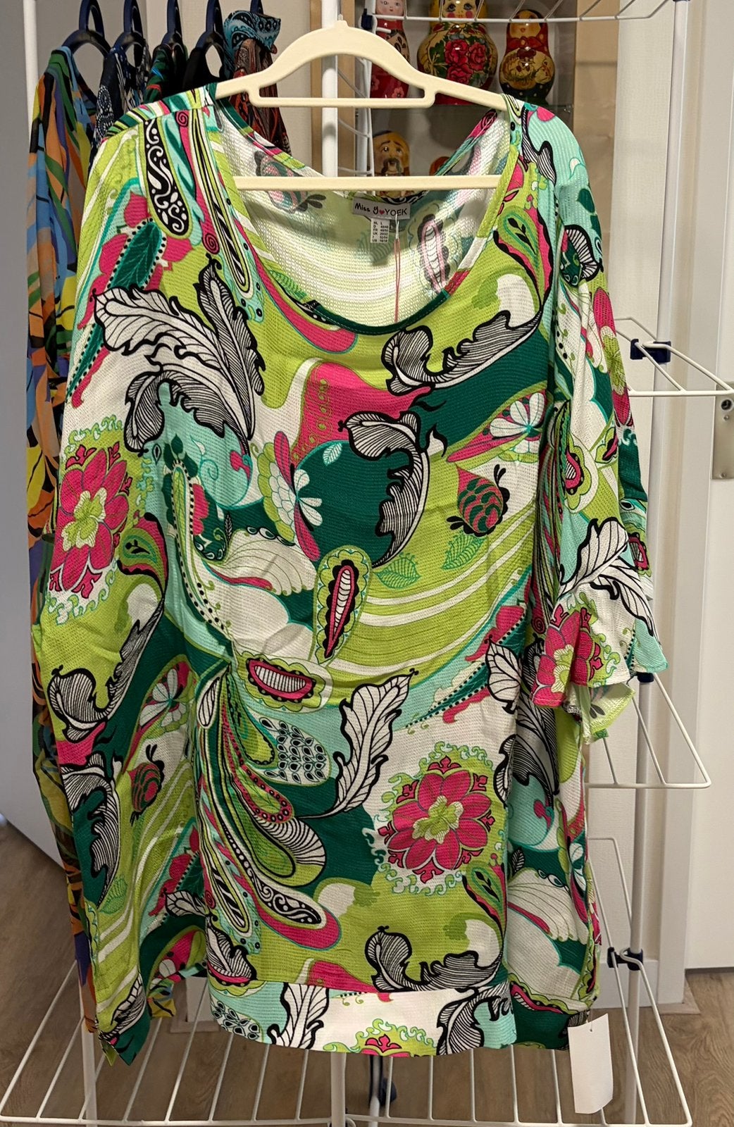 Yoek - ruimvallend tuniek - maat 46/48 - Nieuw!!!, Kleding | Dames, Ophalen, Nieuw, Meerkleurig, Blouse of Tuniek