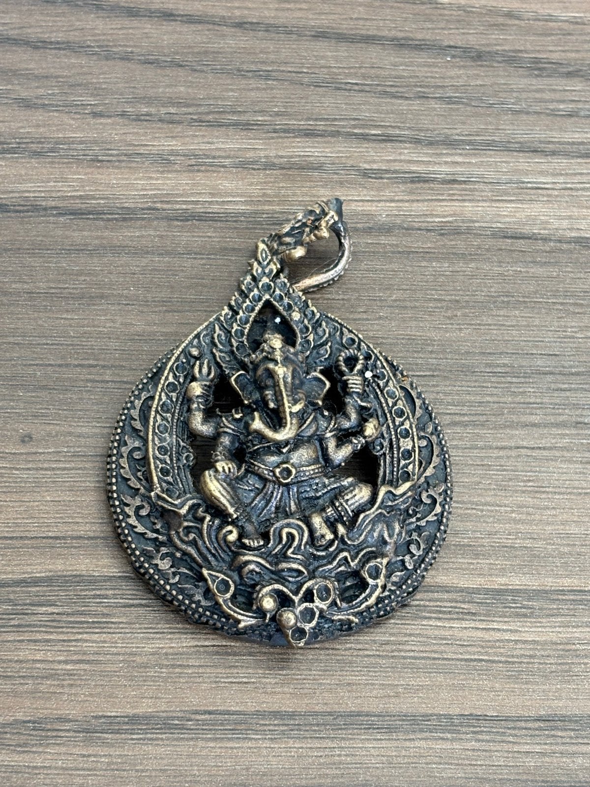 Prachtig gedetaileerde Ganesha Hanger - Amulet met Om-teken, Ophalen of Verzenden