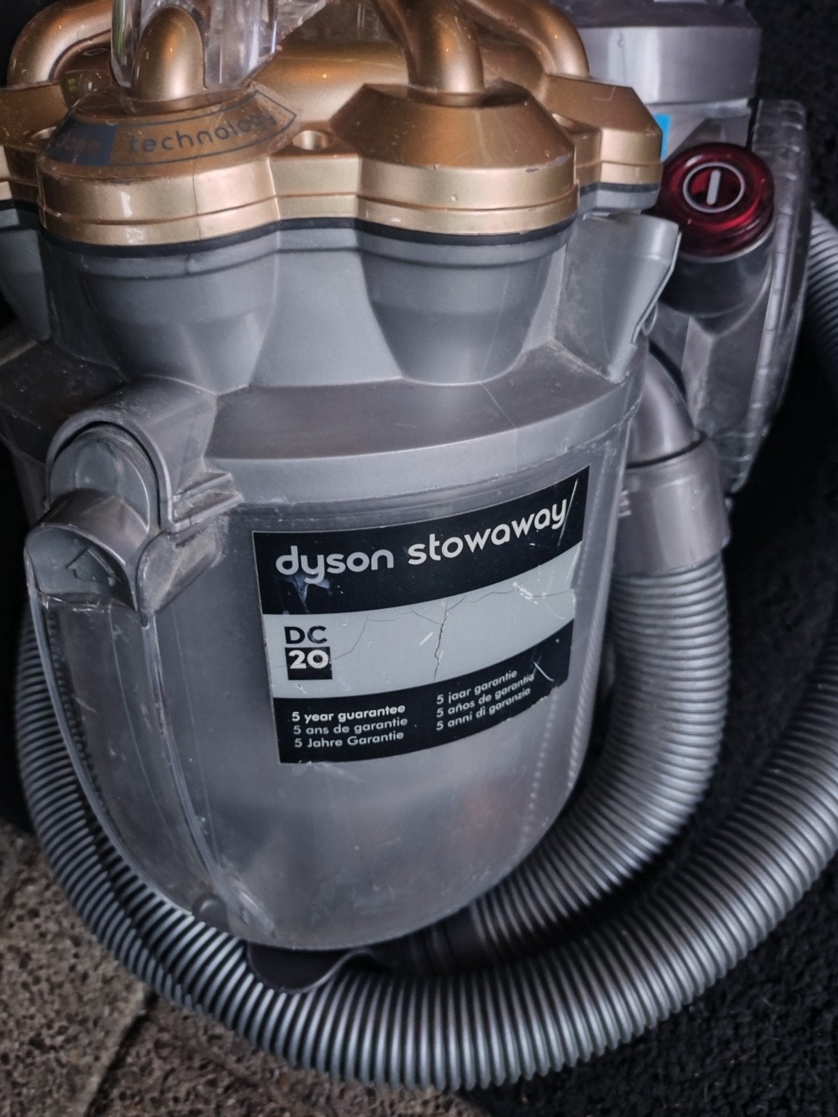 Dyson DC20 Stowaway Sledestofzuiger - Gebruikt, Witgoed en Apparatuur, Ophalen, Gebruikt, Dyson, Sledestofzuiger