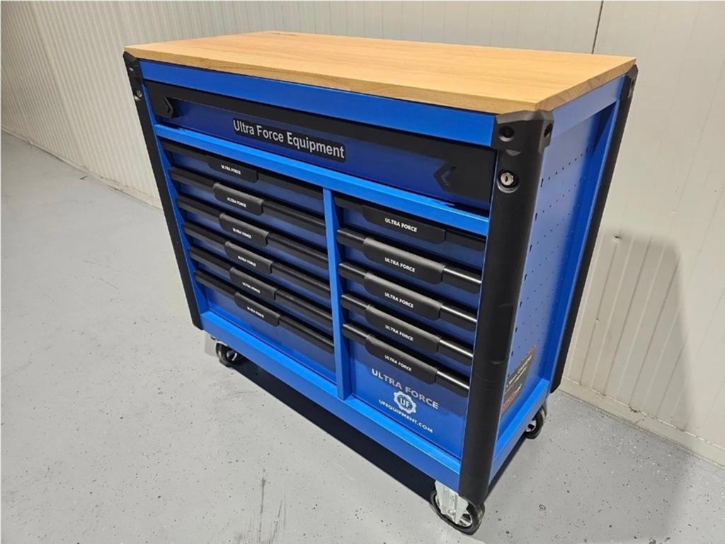 Ultra Force Equipment Gereedschapswagen met Houten Werkblad, Ophalen of Verzenden, Nieuw