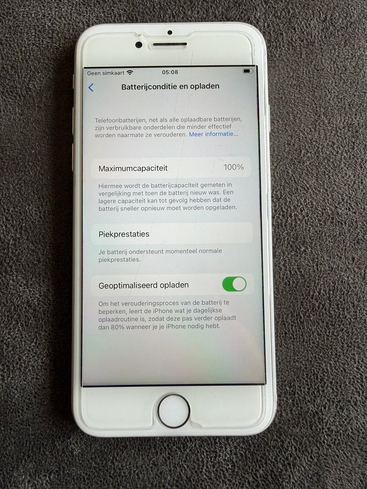 iPhone 8, Telecommunicatie, Gebruikt, Wit, Ophalen of Verzenden, 64 GB