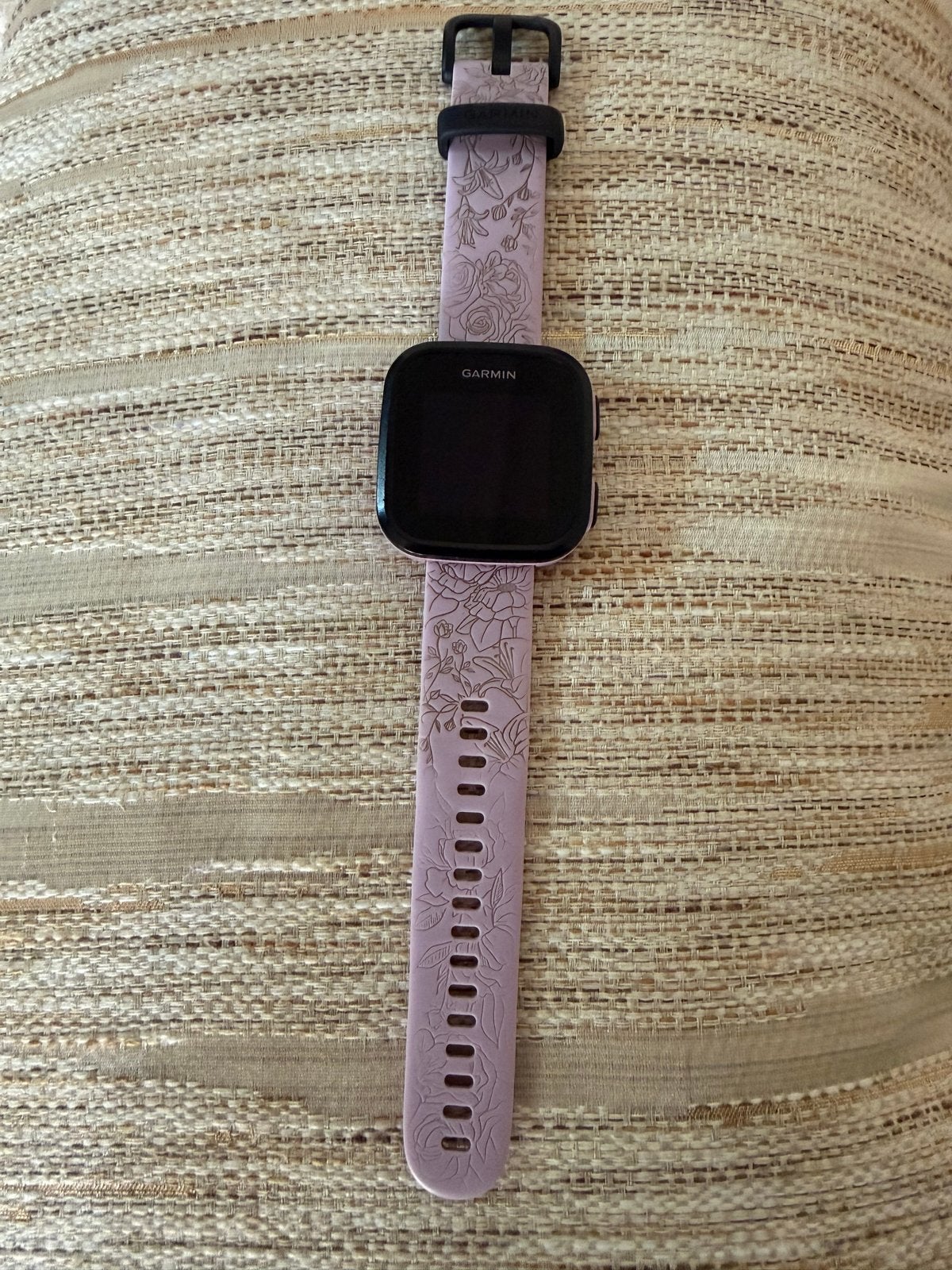 Garmin Bounce Lilac Floral GPS smartwatch voor kids, Sieraden, Tassen en Uiterlijk, Smartwatches, Ophalen, Gebruikt, Paars, GPS
