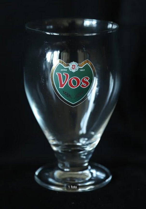 Bierglas Vos, Verzamelen, Ophalen of Verzenden, Zo goed als nieuw, Glas of Glazen, Overige merken