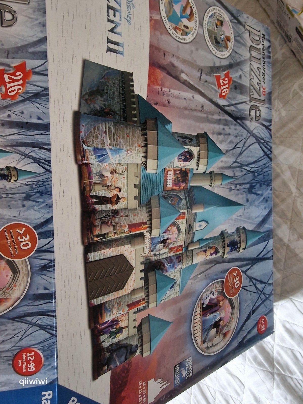 Ravensburger 3D Puzzle Disney Frozen 2 Elsa & Anna Kasteel, Ophalen, Meer dan 50 stukjes, Zo goed als nieuw, 6 jaar of ouder