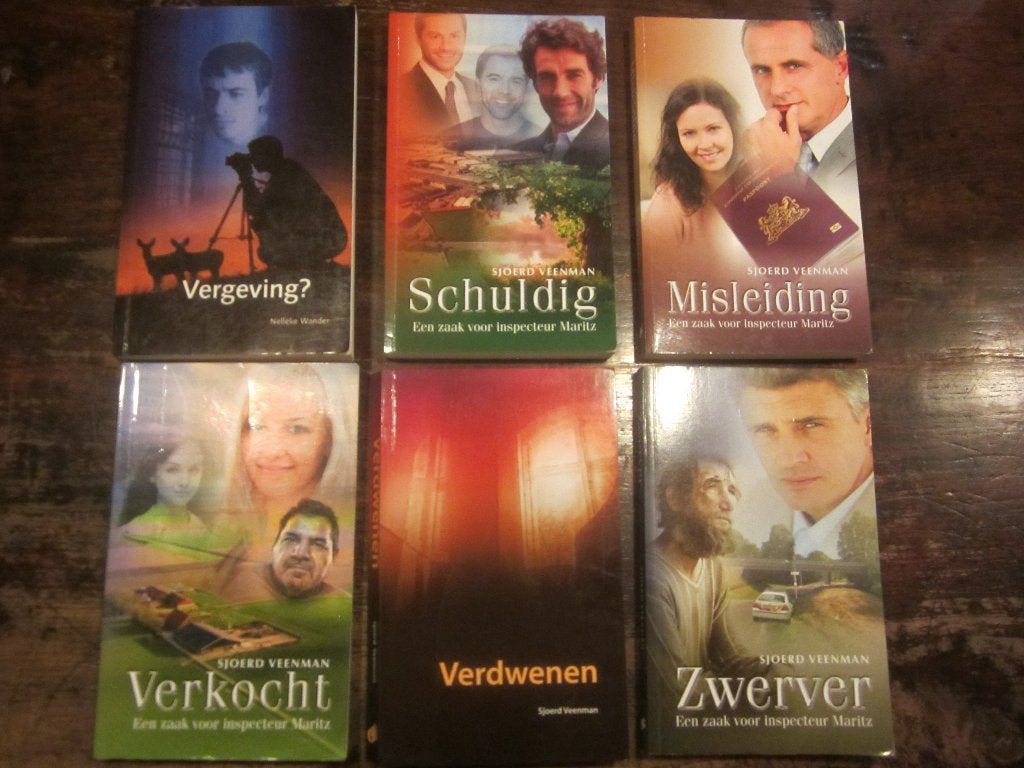 Sjoerd Veenman Zwerver/Verkocht/Misleiding/Schuldig/Verdwene, Ophalen of Verzenden, Gelezen