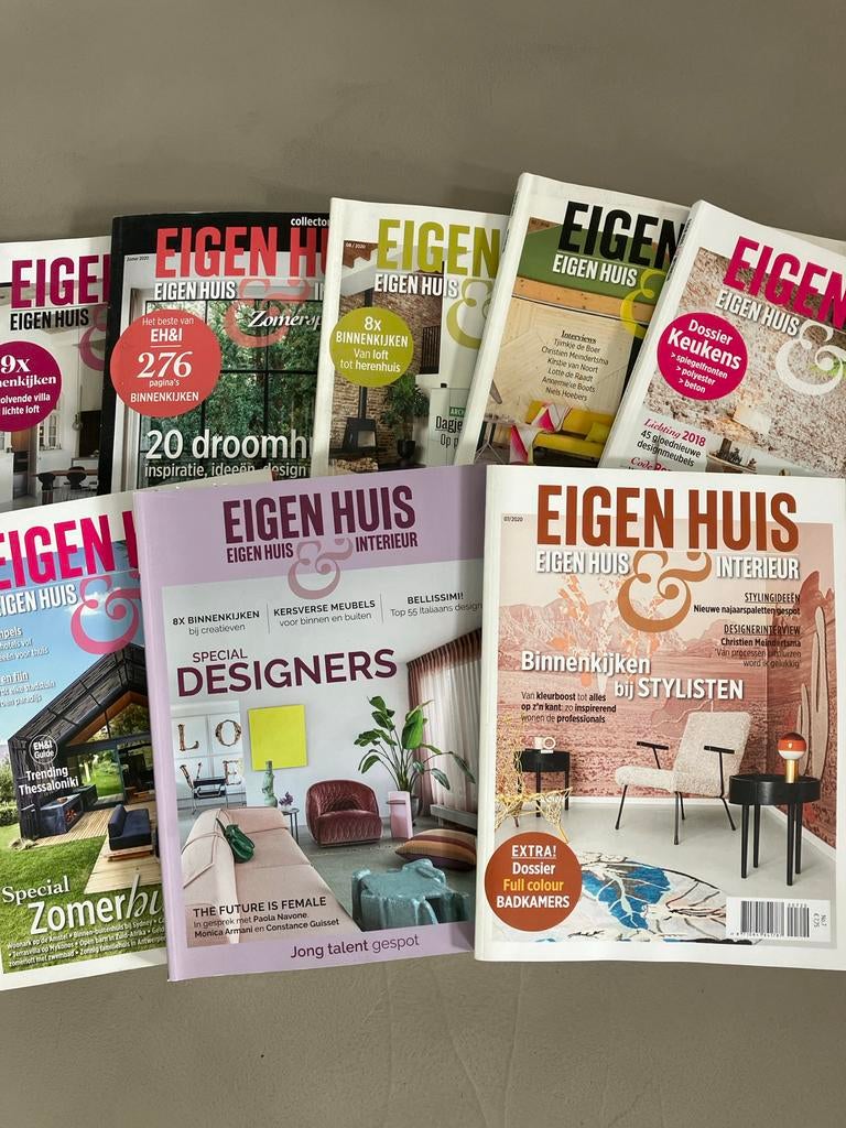 Eigen Huis & Interieur Tijdschriften Collectie, Ophalen, Gelezen, Overige typen