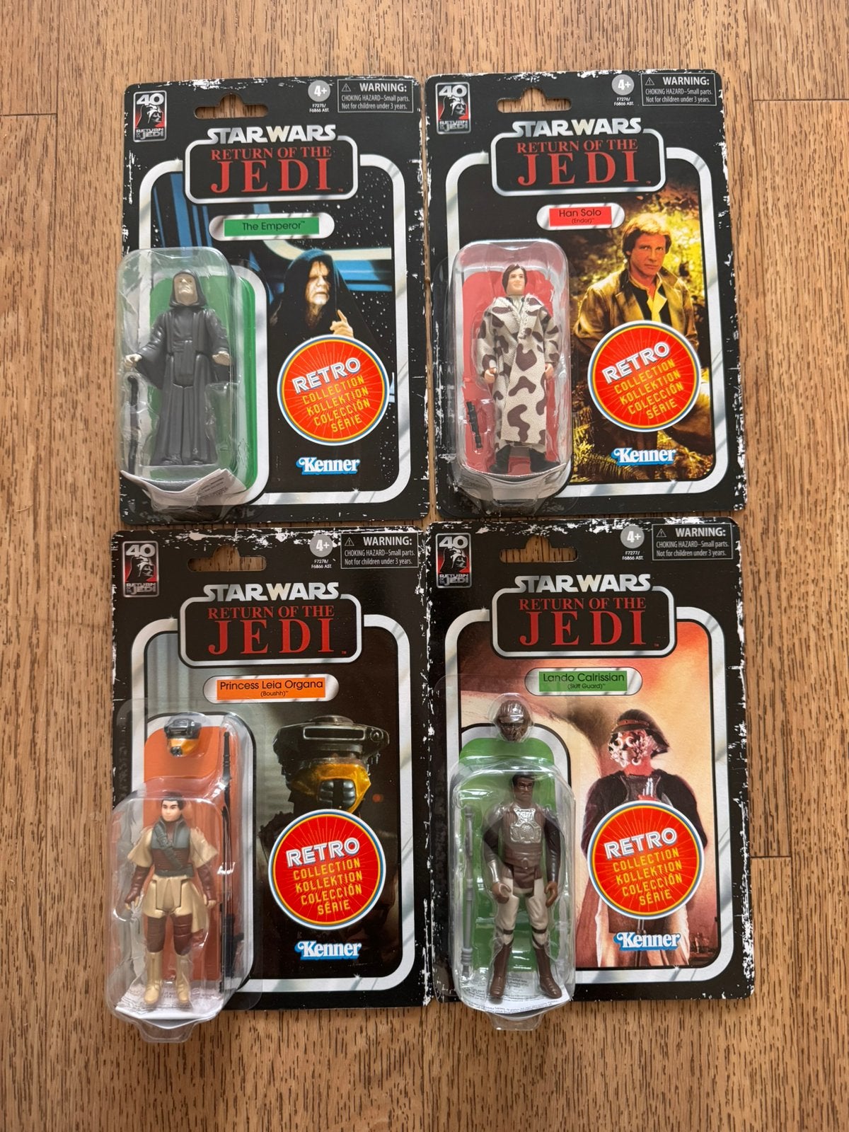 Star Wars Retro Collection Han Solo Emperor Lando Leia, Ophalen of Verzenden, Nieuw, Actiefiguurtje