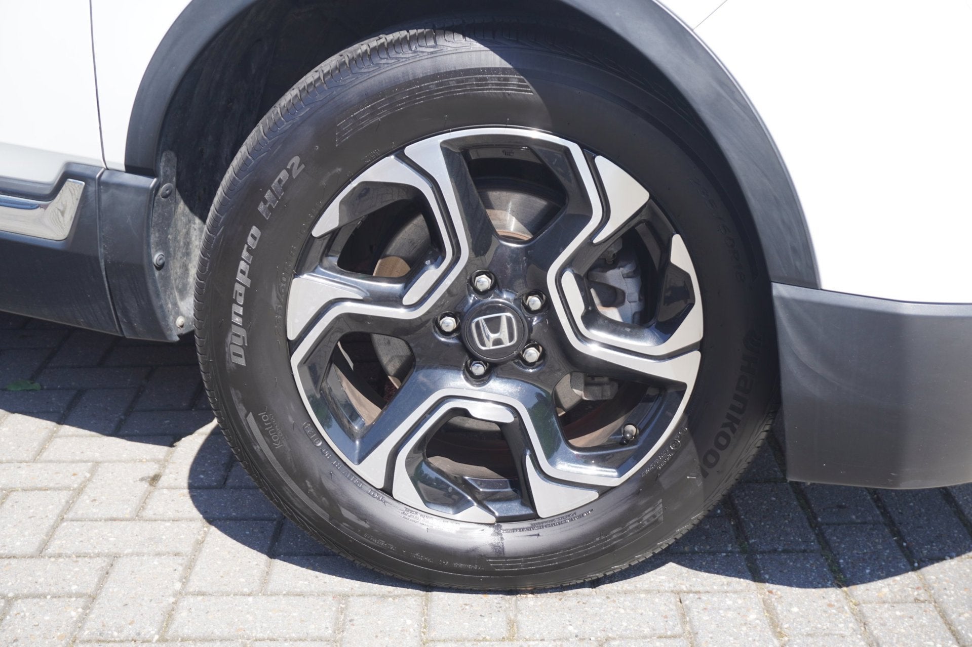 Honda CR-V 2.0 Hybrid Elegance / Incl winterbanden / Carplay, Stof, Gebruikt, Wit, Origineel Nederlands