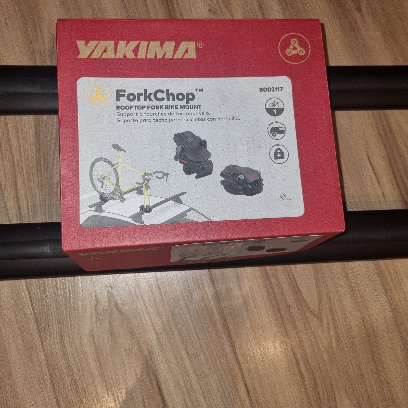 VW ID 4 Yakima dakdrager + Fork Chop, Ophalen, Gebruikt