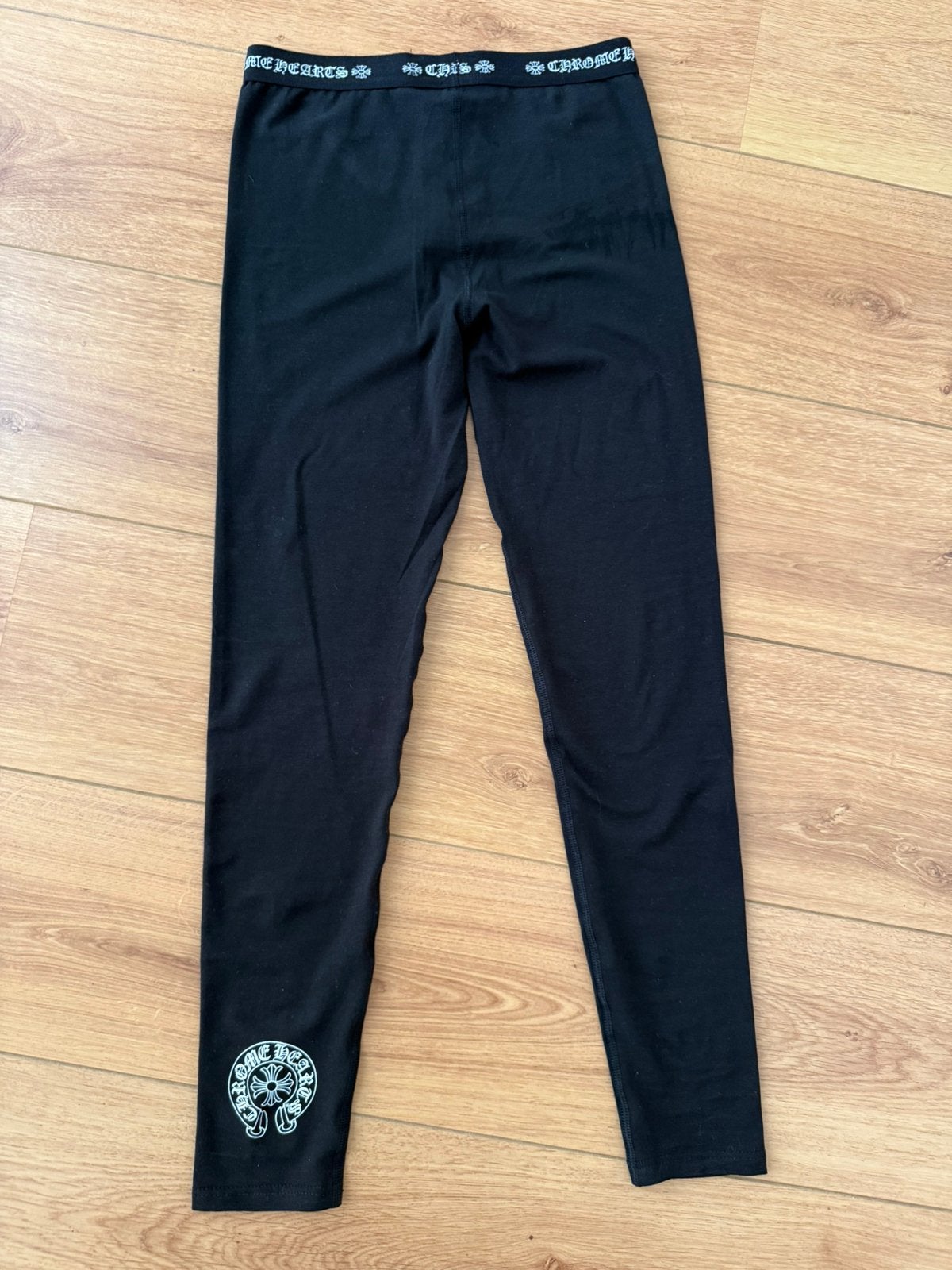 chrome hearts leggings zwart size s, Legging, Maat 36/38 (S), Zwart, Nieuw
