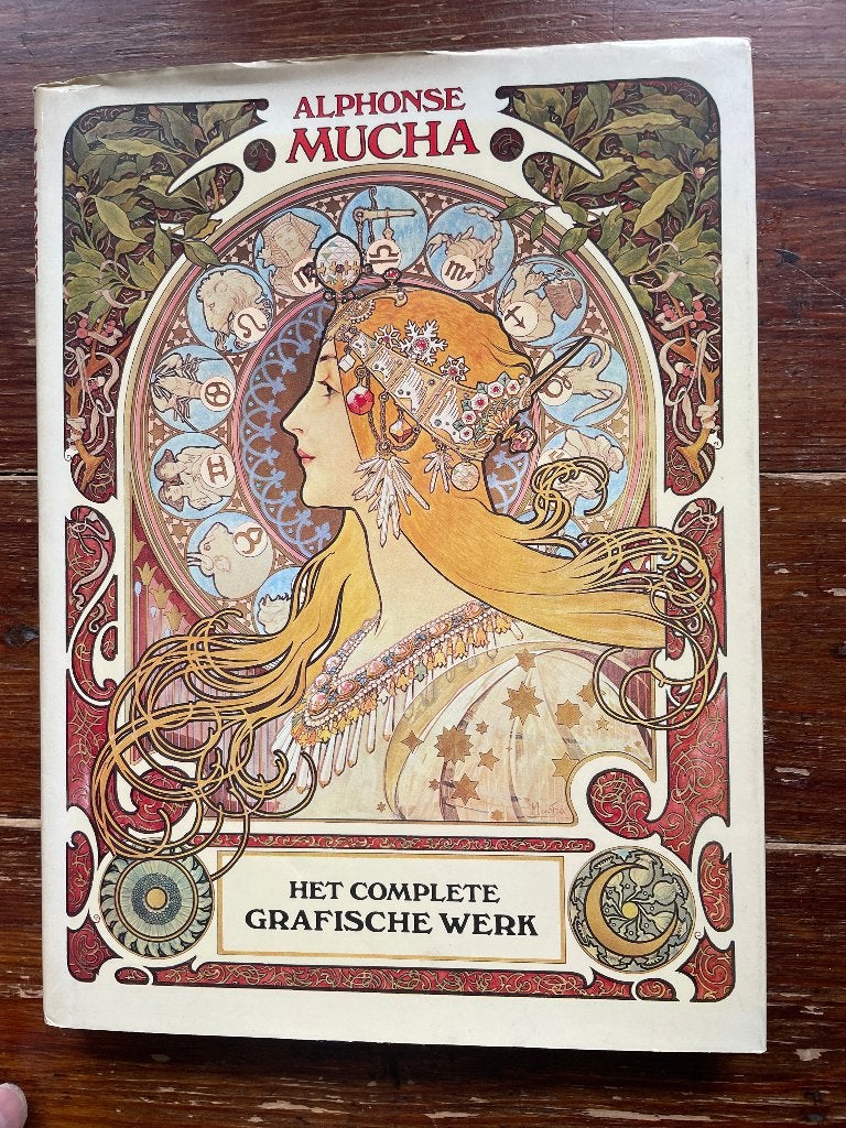 Ann Bridges Alphonse Mucha Het complete grafische werk 1987, Boeken, Ophalen of Verzenden, Zo goed als nieuw, Grafische vormgeving