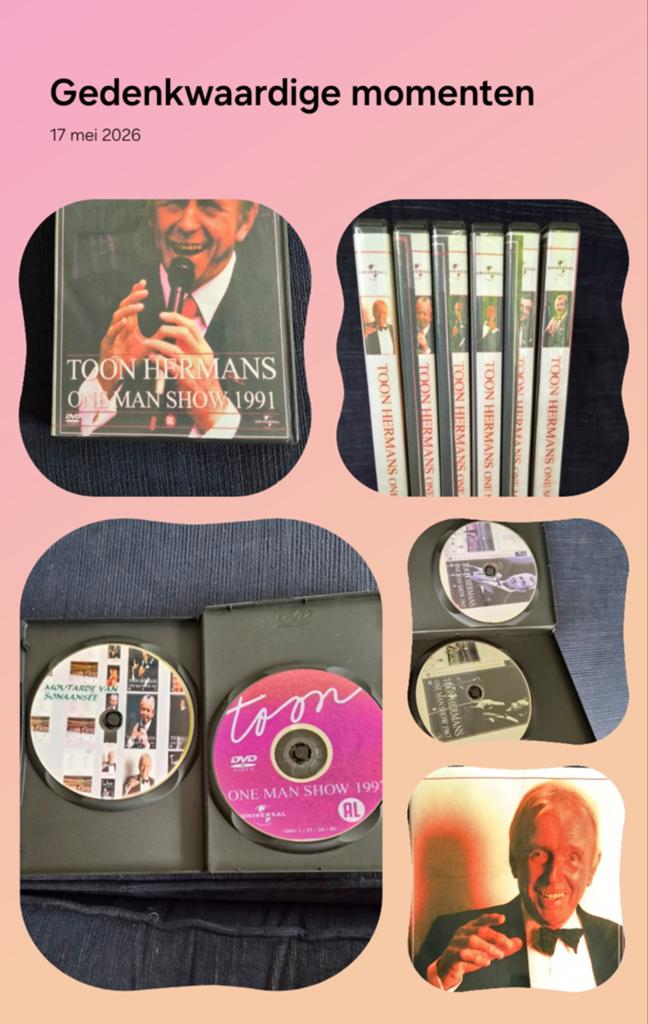 Toon Hermans  op DVD'S, Cd's en Dvd's, Dvd's | Cabaret en Sketches, Alle leeftijden, Ophalen of Verzenden, Zo goed als nieuw, Stand-up of Theatershow
