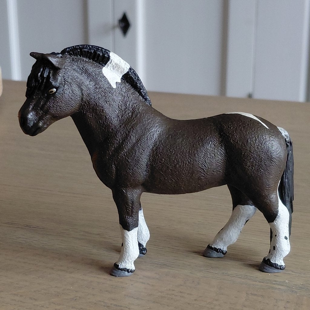 schleich paard repaint "Dorian", Ophalen of Verzenden, Zo goed als nieuw, Paard, Beeldje of Figuurtje