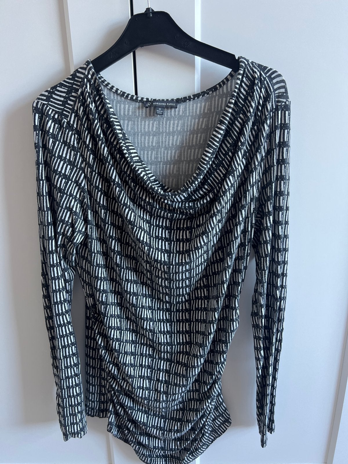 Adriana Papell Dames Shirt Maat M, Kleding | Dames, Ophalen of Verzenden, Gedragen, Maat 38/40 (M), Zwart